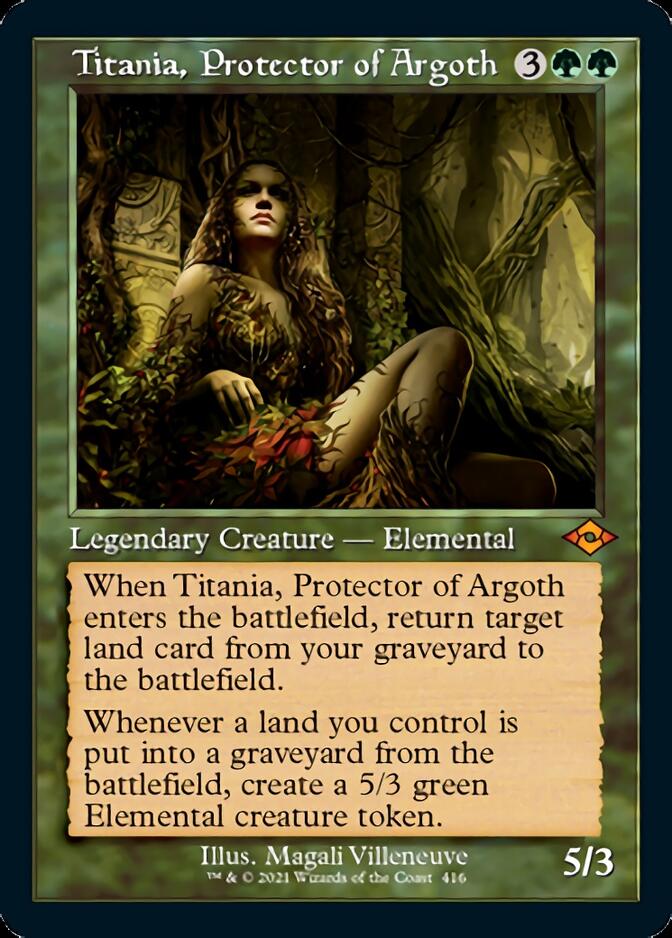 Titania, Protector of Argoth (Retro) [Modern Horizons 2] (MH2 416)