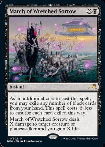 March of Wretched Sorrow [Kamigawa: Neon Dynasty] (NEO 111)