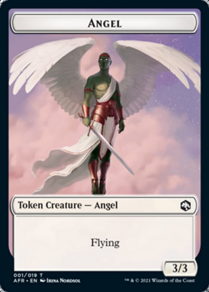 Spider // Angel Double-sided Token [Dungeons & Dragons: Adventures in the Forgotten Realms Tokens] (TAFR 7)