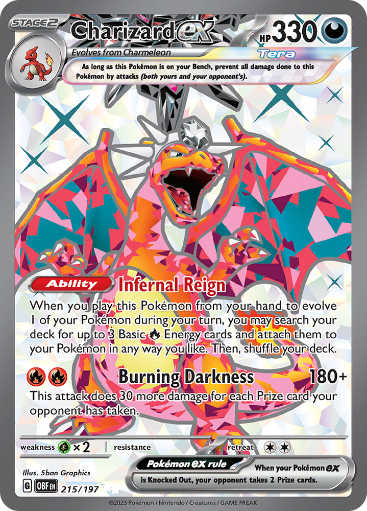Charizard ex (214/197) [Scarlet & Violet: Obsidian Flames]