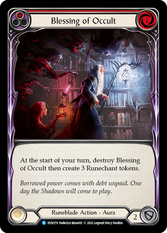 Blessing of Occult [DYN179] (Dynasty)  Rainbow Foil