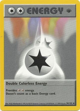 Double Colorless Energy (96/102) [Base Set 1st Edition]
