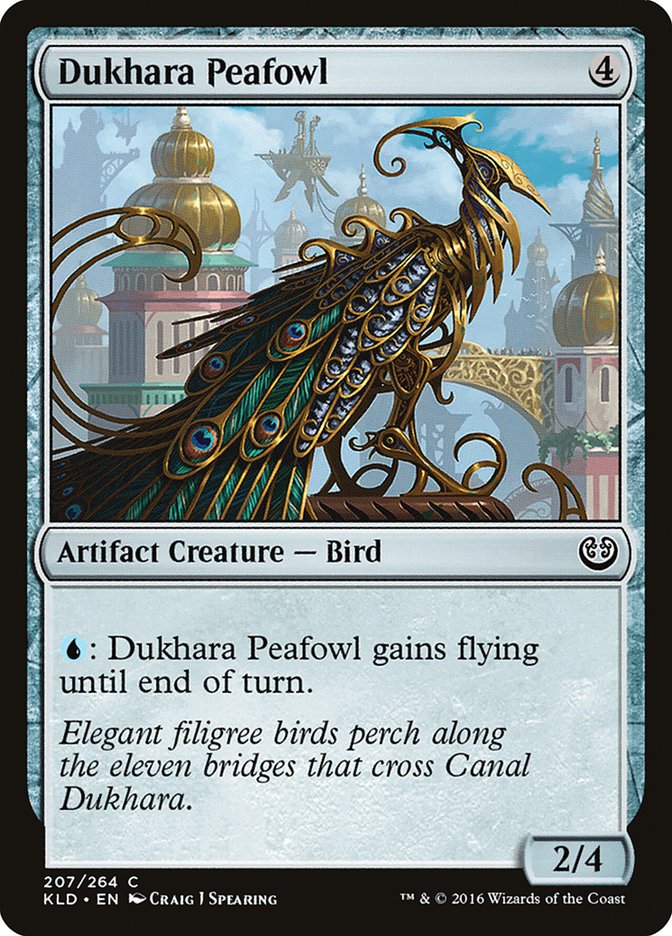 Dukhara Peafowl [Kaladesh] (KLD 207)