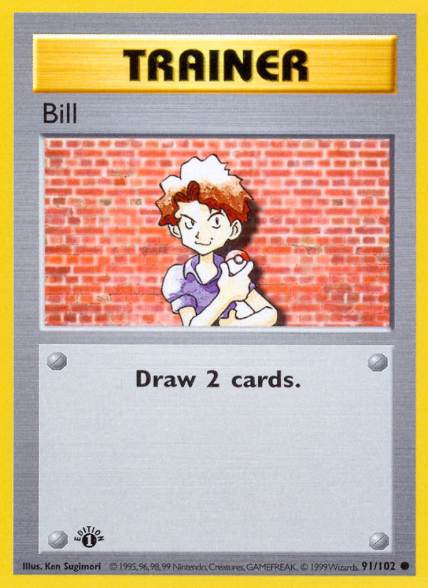 Bill (91/102) [Base Set 1st Edition]