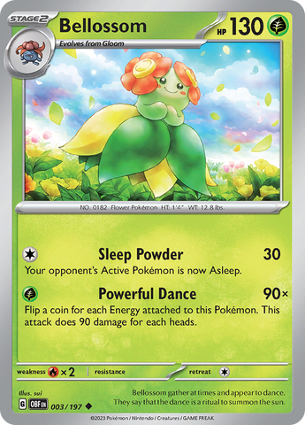 Bellossom (003/108) [Scarlet & Violet: Obsidian Flames]