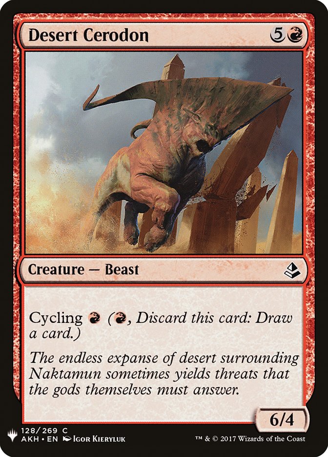 Desert Cerodon [Mystery Booster] (MB1 902)