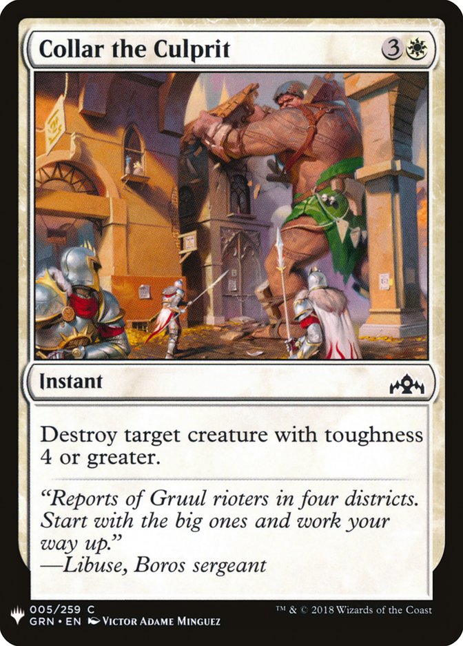 Collar the Culprit [Mystery Booster] (MB1 59)
