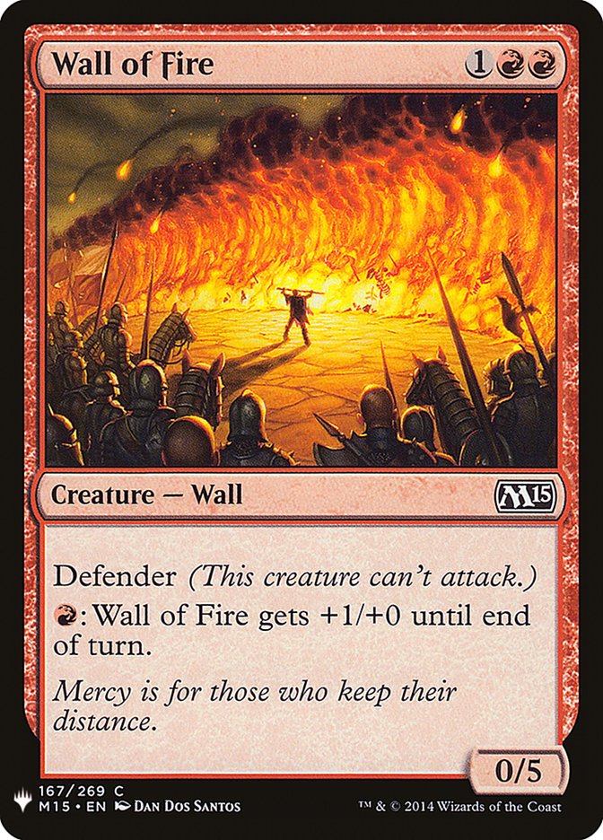 Wall of Fire [Mystery Booster] (MB1 1100)