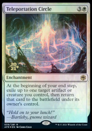Teleportation Circle [Dungeons & Dragons: Adventures in the Forgotten Realms Prerelease Promos] (PAFR 39)