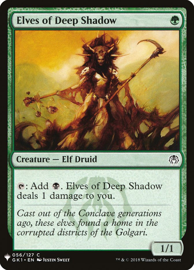 Elves of Deep Shadow [Mystery Booster] (MB1 1193)