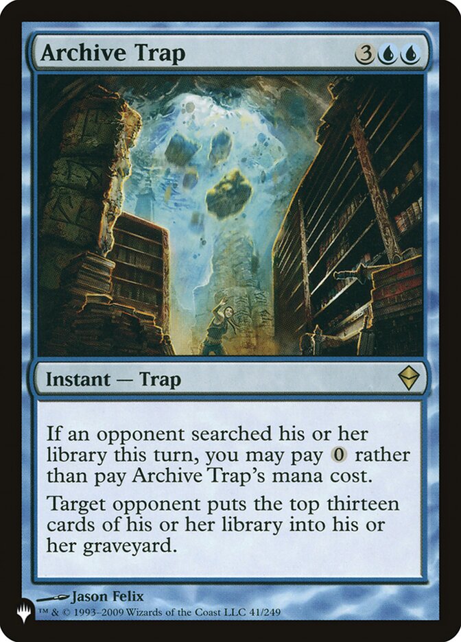 Archive Trap [The List] (LZEN 41)