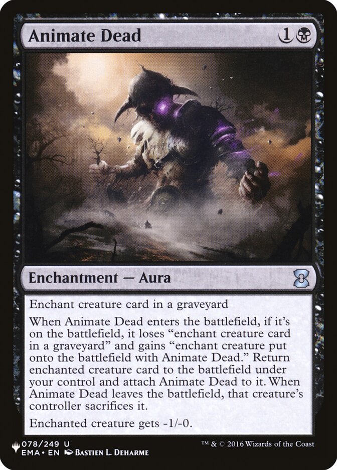 Animate Dead [The List] (LEMA 78)