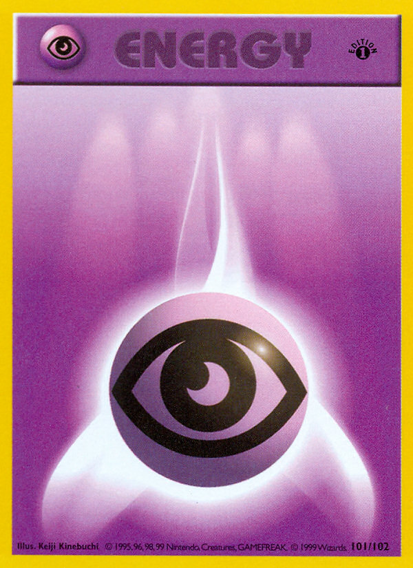 Psychic Energy (101/102) [Base Set 1st Edition]