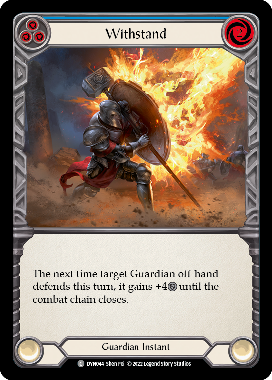Withstand [DYN044] (Dynasty)  Rainbow Foil