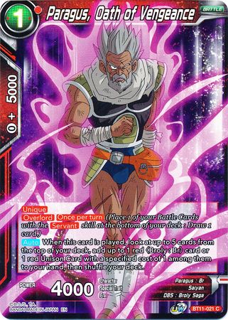 Paragus, Oath of Vengeance [BT11-021]