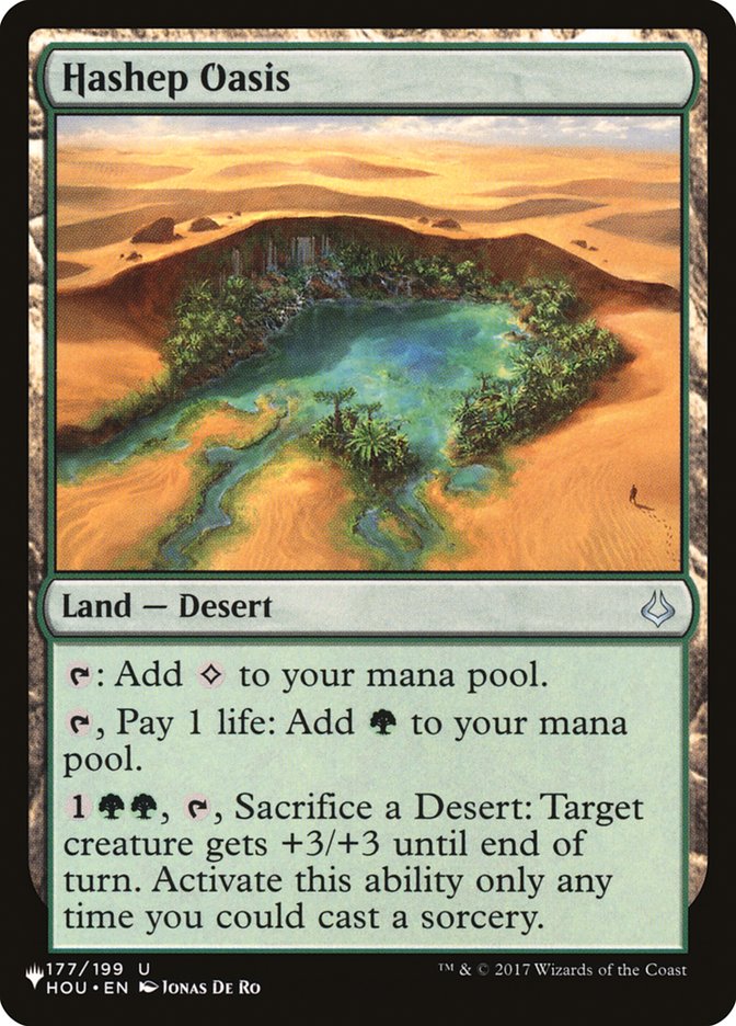 Hashep Oasis [The List] (LHOU 177)