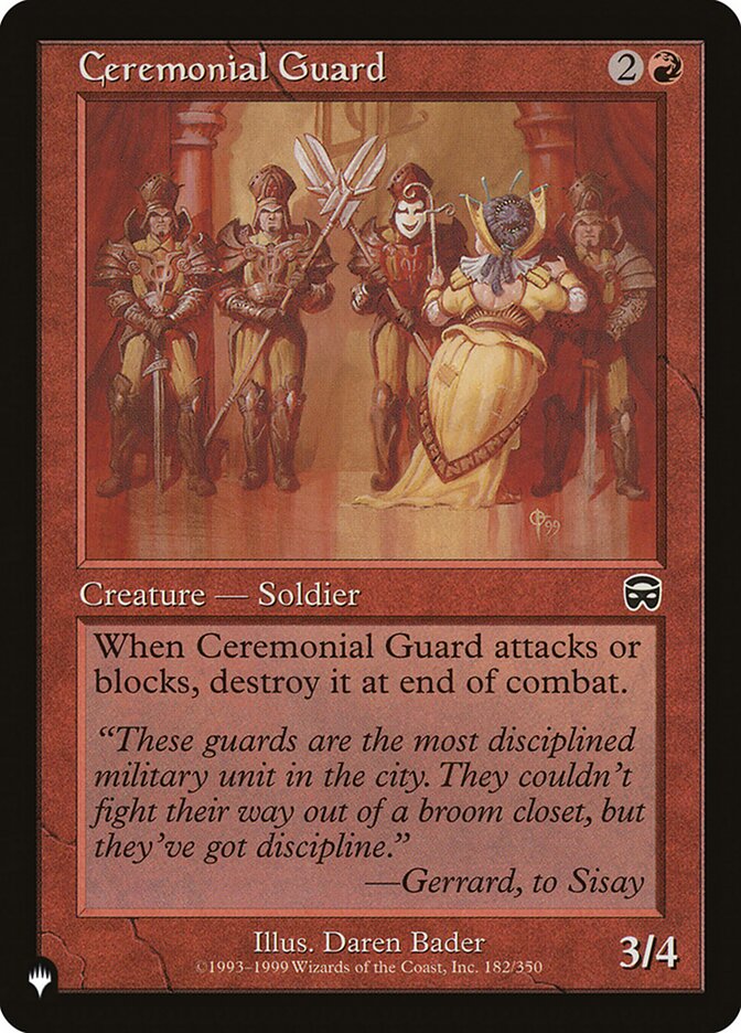 Ceremonial Guard [The List] (LMMQ 182)