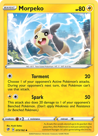 Morpeko (73/192) [Sword & Shield: Rebel Clash]