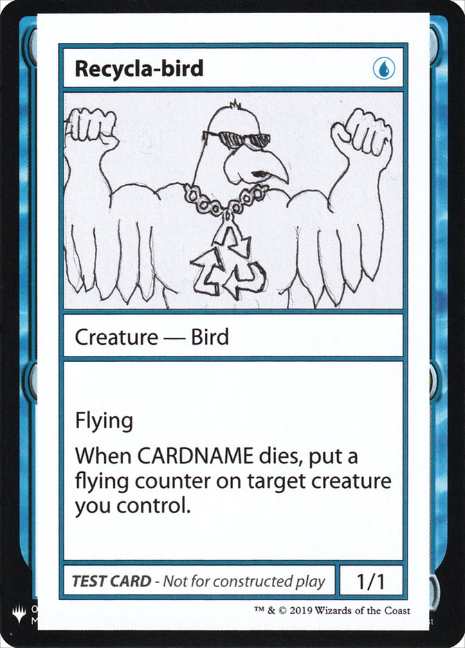 Recycla-bird [Mystery Booster Playtest Cards] (CMB1 28)