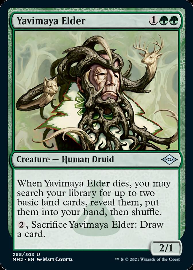 Yavimaya Elder (Etched Foil) [Modern Horizons 2] (MH2 288)