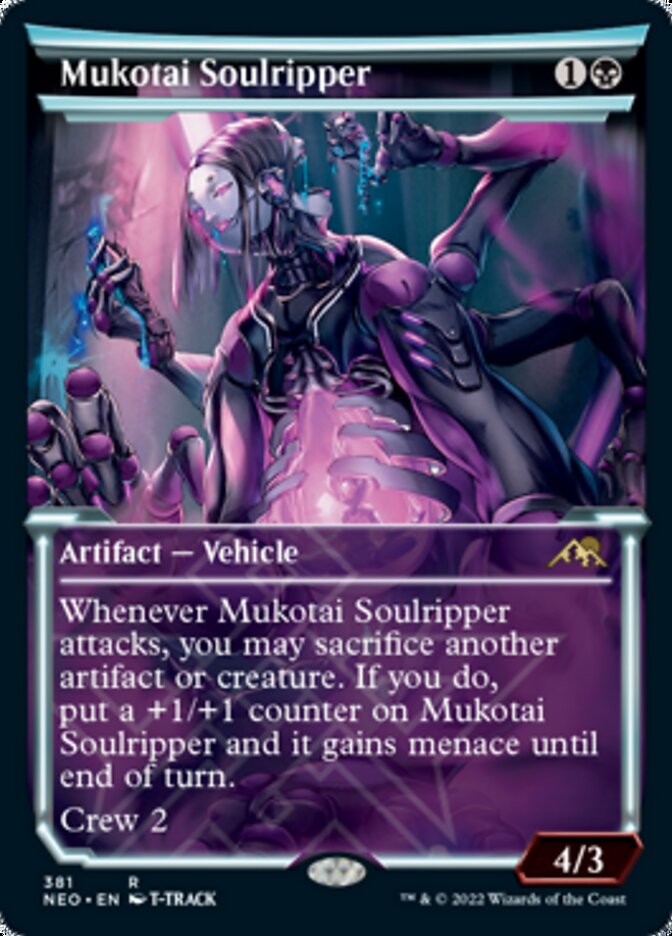 Mukotai Soulripper (Showcase Soft Glow) [Kamigawa: Neon Dynasty] (NEO 381)