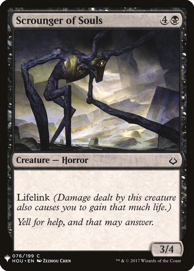 Scrounger of Souls [Mystery Booster] (MB1 763)