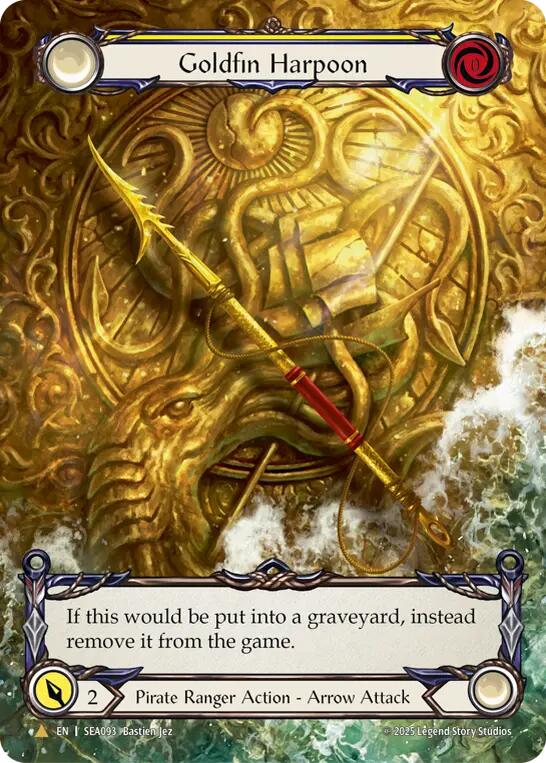 Goldfin Harpoon (Marvel) [SEA093] (High Seas)  Rainbow Foil