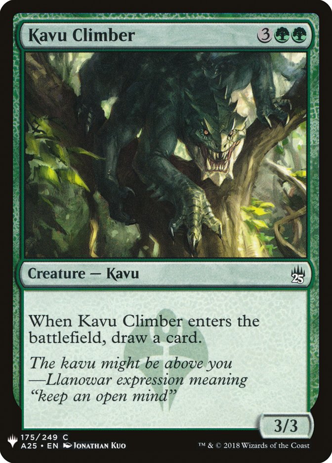 Kavu Climber [Mystery Booster] (MB1 1247)