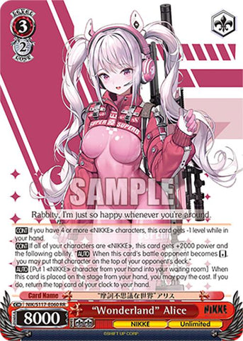 "Wonderland" Alice (NIK/S117-E060 RR) [GODDESS OF VICTORY: NIKKE]