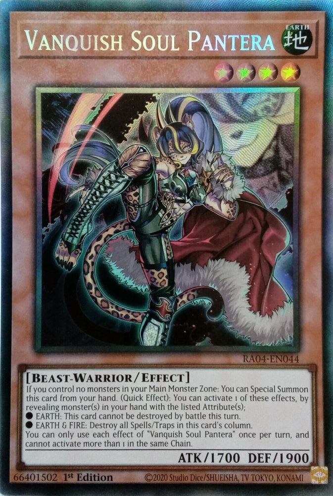 Vanquish Soul Pantera [RA04-EN044] Collector's Rare