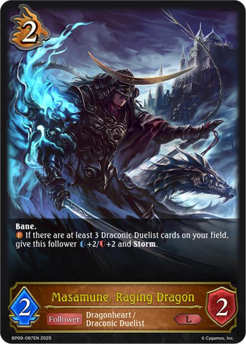 Masamune, Raging Dragon (BP09-067EN) [Duet of Dawn and Dusk]