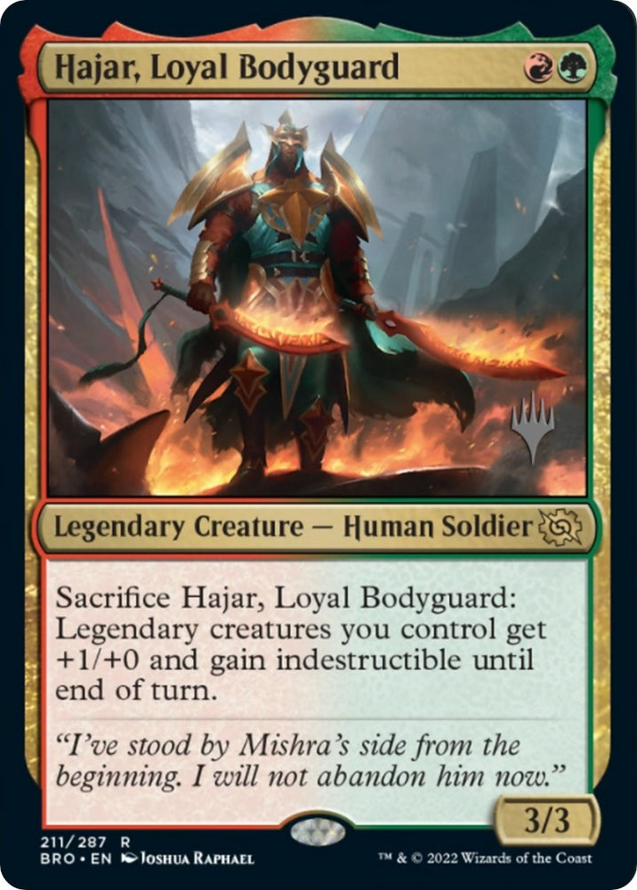 Hajar, Loyal Bodyguard [The Brothers' War: Promo Pack]