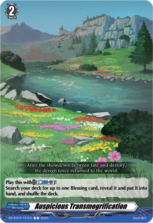 Auspicious Transmogrification (DZ-BT07/157EN) [DZ-BT07: Moon Fangs & Cerulean Blaze]