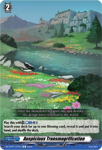 Auspicious Transmogrification (DZ-BT07/157EN) [DZ-BT07: Moon Fangs & Cerulean Blaze]