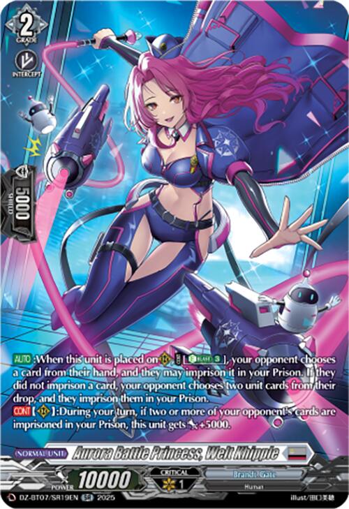 Aurora Battle Princess, Welt Khipple (DZ-BT07/SR19EN) [DZ-BT07: Moon Fangs & Cerulean Blaze]