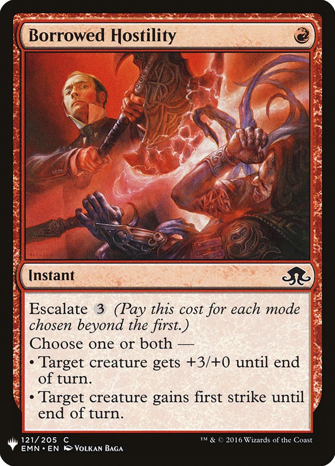 Borrowed Hostility [Mystery Booster] (MB1 869)