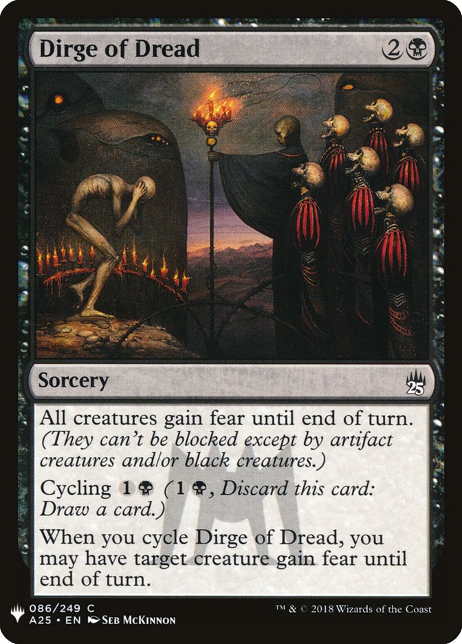 Dirge of Dread [Mystery Booster] (MB1 628)
