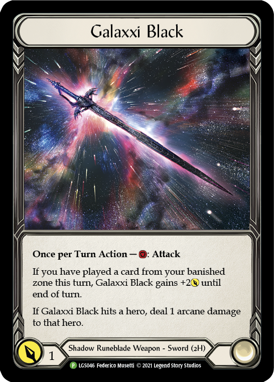 Galaxxi Black [LGS046] Cold Foil