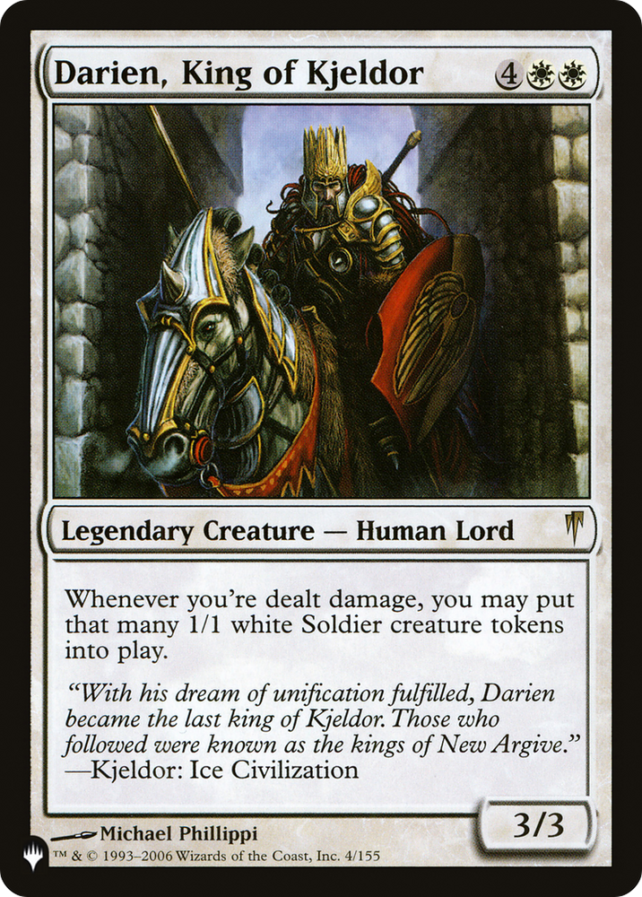 Darien, King of Kjeldor [The List] (LCSP 4)