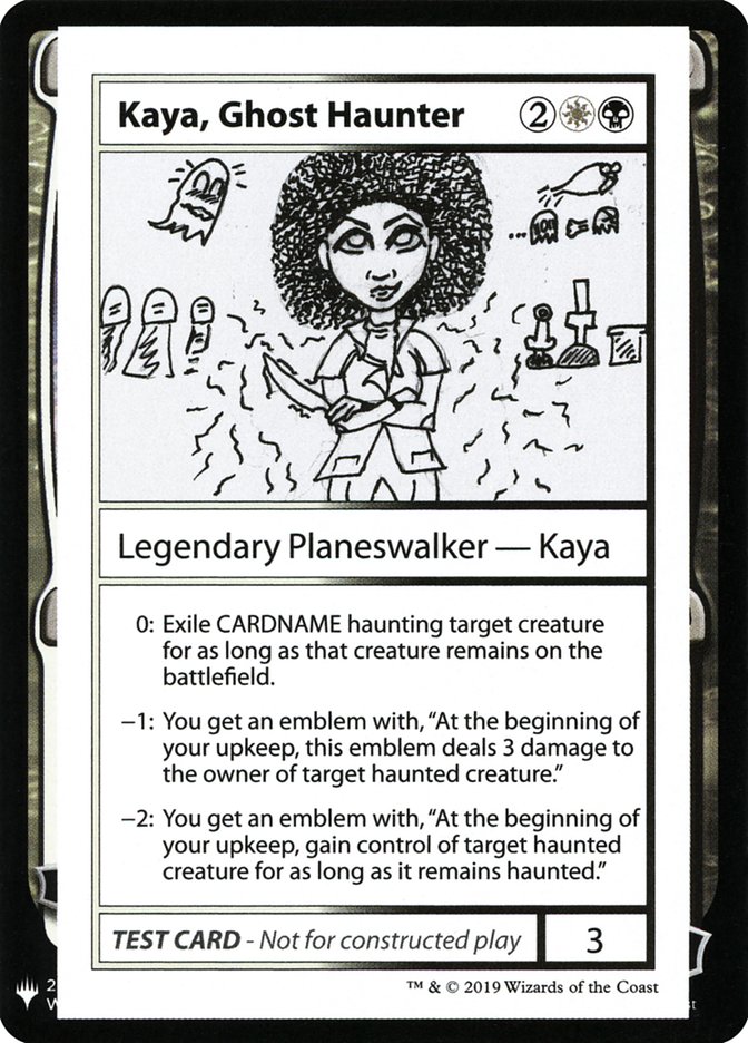 Kaya, Ghost Haunter [Mystery Booster Playtest Cards] (CMB1 94)