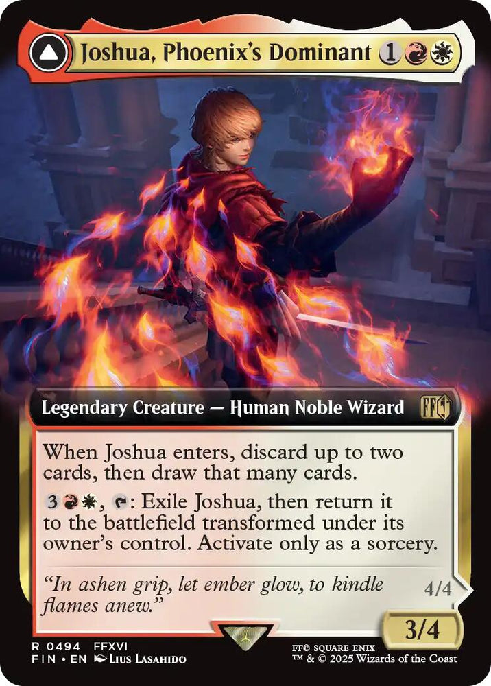 Joshua, Phoenix's Dominant (Extended Art) [FINAL FANTASY : Through the Ages]