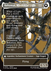 Dion, Bahamut's Dominant (Borderless) (Surge Foil) [FINAL FANTASY]