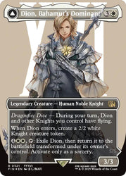 Dion, Bahamut's Dominant (Borderless) (Surge Foil) [FINAL FANTASY]
