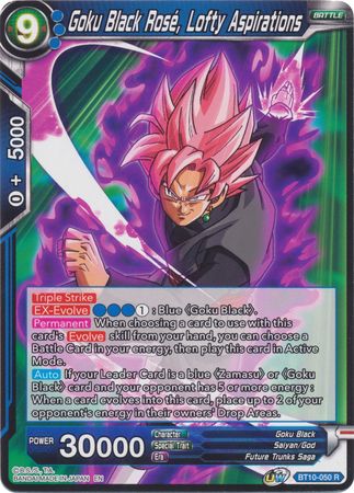Goku Black Rose, Lofty Aspirations [BT10-050]