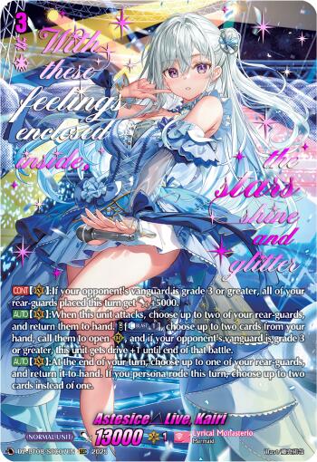 AstesiceLive, Kairi (DZ-BT08/SEC07EN) [DZ-BT08: Knights 0f Rebirth]