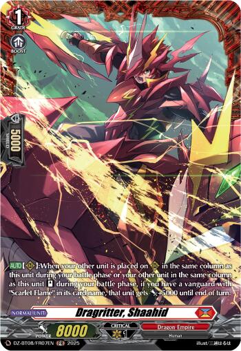 Dragritter, Shahid (DZ-BT08/FR07EN) [DZ-BT08: Knights 0f Rebirth]
