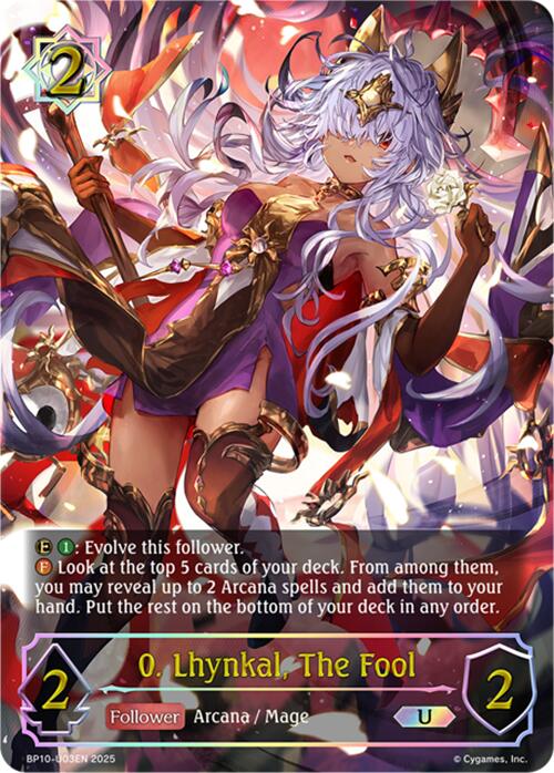 0. Lhynkal, The Fool (U) (BP10-U03EN) [Gods of the Arcana]