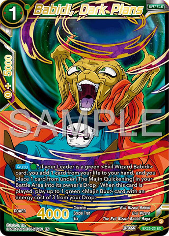 Babidi, Dark Plans (EX25-23) [Premium Anniversary Box 2025]
