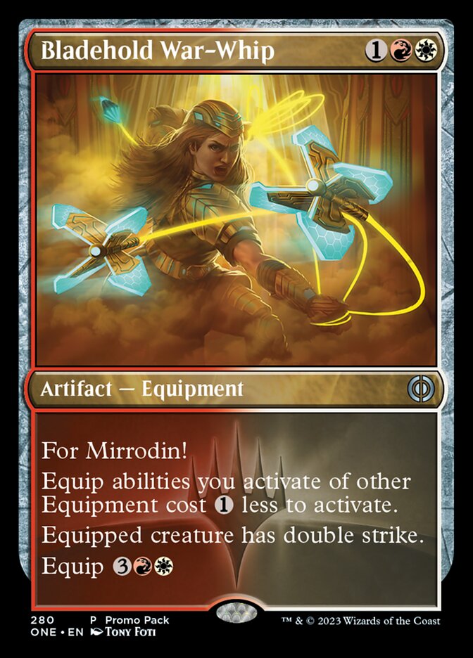Bladehold War-Whip (Promo Pack) [Phyrexia: All Will Be One]