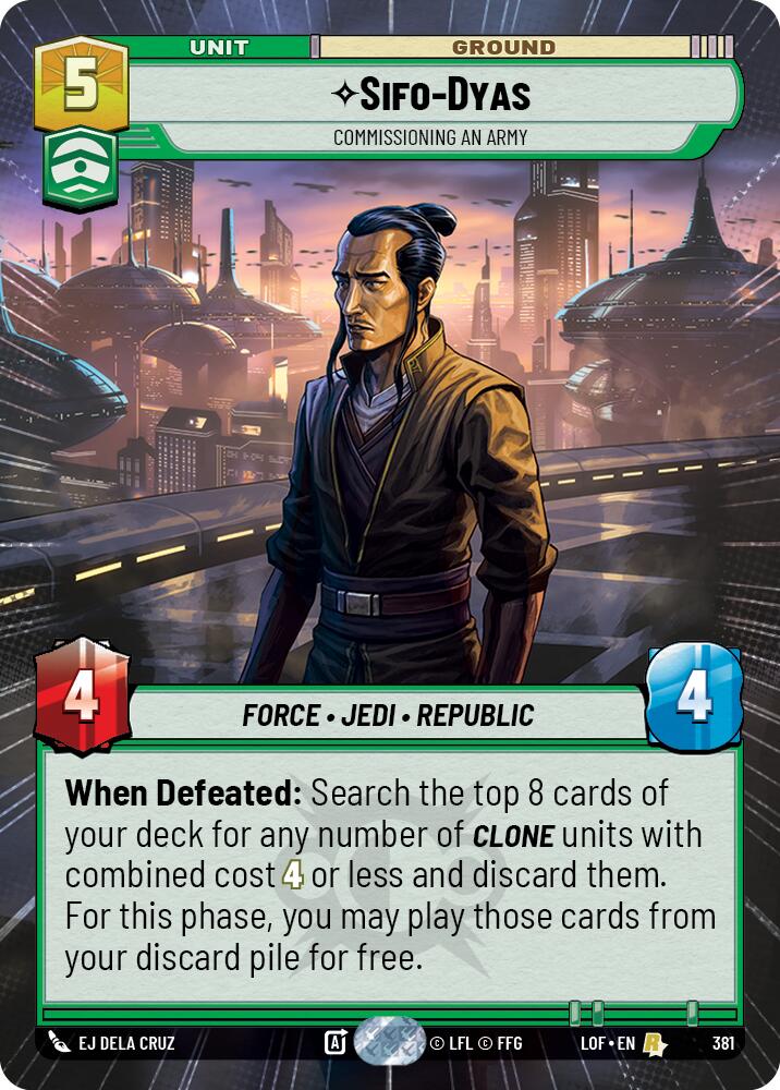 Sifo-Dyas (381) - Commissioning An Army (Hyperspace) (381) [Legends of the Force]